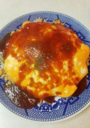 オムライス大型（血管ダイエット食862）-レシピのメイン写真
