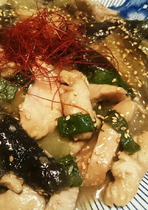 鶏胸肉とナスの甘辛しょうが煮-レシピのメイン写真