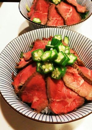 ローストビーフ丼-レシピのメイン写真