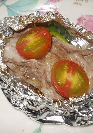 へるしー♪野菜と豚バラ肉のホイル焼き-レシピのメイン写真