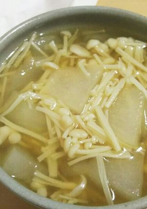 冬瓜とえのき茸の中華風スープ-レシピのメイン写真