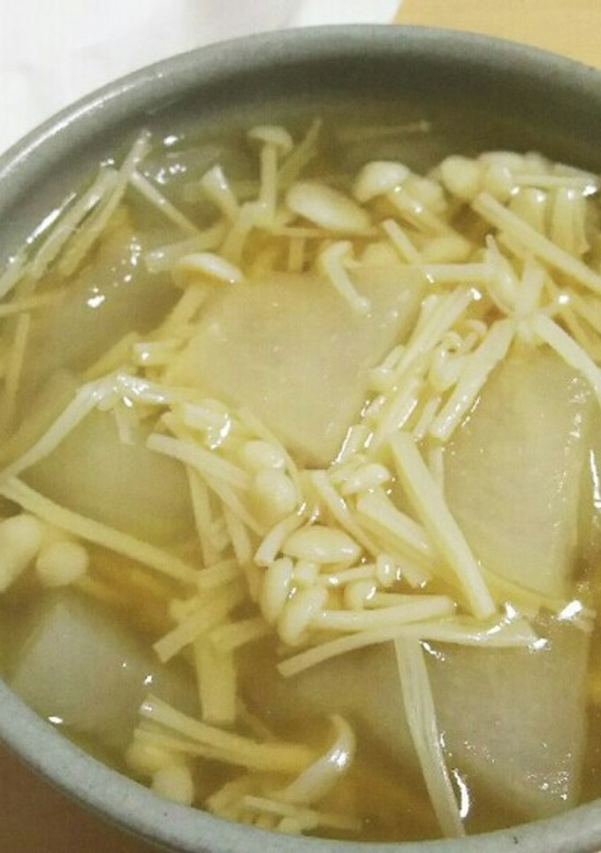 冬瓜とえのき茸の中華風スープ-レシピのメイン写真