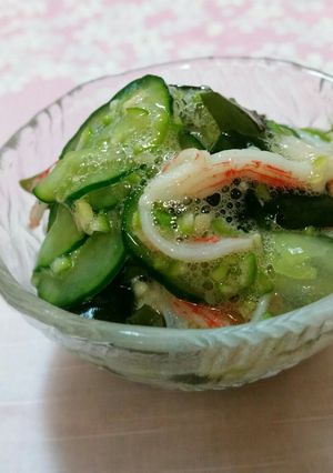 酢オクラで＊ふわとろ～酢の物-レシピのメイン写真