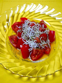 簡単!トマトしらすのレモンサラダ-レシピのメイン写真