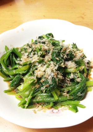 夏にぴったり簡単ほうれん草のおひたし!-レシピのメイン写真