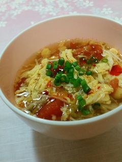 酢オクラで*サンラータン風スープ-レシピのメイン写真
