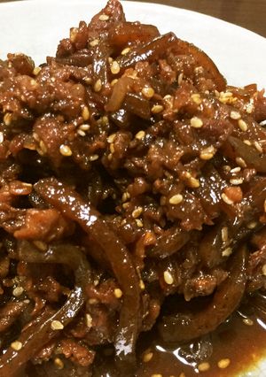 牛肉こんにゃく しぐれ煮 簡単！ 丼にも-レシピのメイン写真
