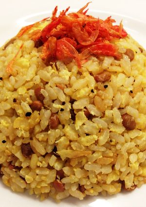 簡単♪にんにくと生姜入り♪納豆炒飯♪-レシピのメイン写真