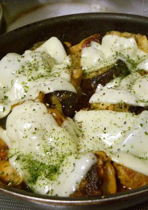 鶏もも★ナスのトマトチーズ焼き♡-レシピのメイン写真