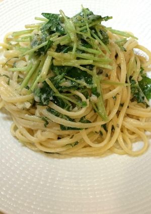 簡単！香り高い三つ葉と鶏のパスタ-レシピのメイン写真