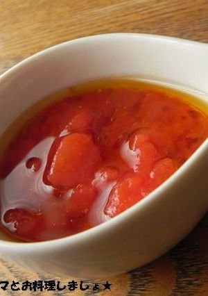トマトの缶詰で簡単★トマトドレッシング-レシピのメイン写真