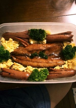 サンマの蒲焼き部活弁当★土曜の丑の日にも-レシピのメイン写真