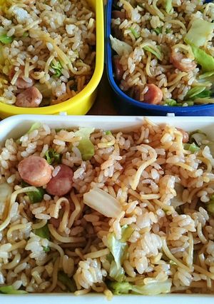 簡単！困った時のそば飯-レシピのメイン写真