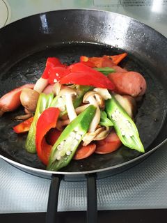 オクラとパプリカのさっぱり酢炒め-レシピのメイン写真