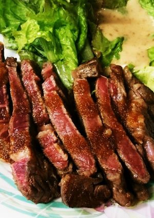 簡単◎ステーキソース◎と☆牛ステーキ☆-レシピのメイン写真