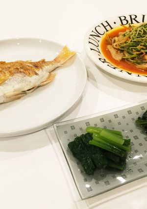 豆苗の豚キムチあえ-レシピのメイン写真
