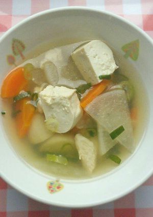 けんちん汁 給食-レシピのメイン写真