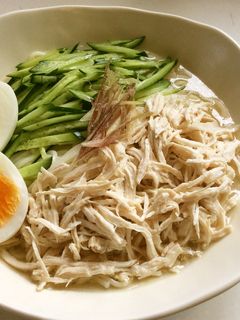 ゆで鶏ごちそうめん-レシピのメイン写真