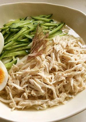 ゆで鶏ごちそうめん-レシピのメイン写真