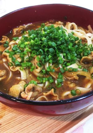 簡単美味しいお昼ご飯＊白だしカレーうどん-レシピのメイン写真
