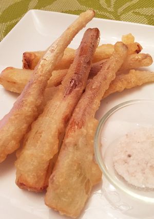 ビール衣でエシャレットの天ぷら-レシピのメイン写真