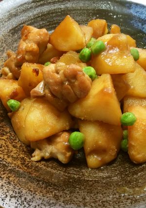 美人レシピ・鶏肉とじゃがいものうま煮-レシピのメイン写真