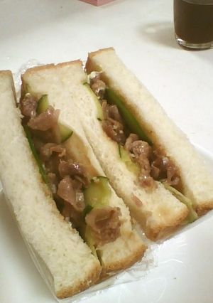 味噌焼き肉サンド-レシピのメイン写真