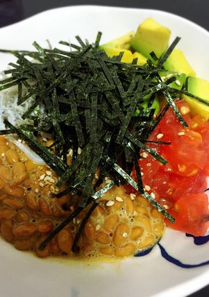 納豆アボカドトマト☆ダイエット-レシピのメイン写真