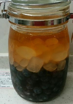 簡単☆手作りブルーベリー酢♬*ﾟ-レシピのメイン写真