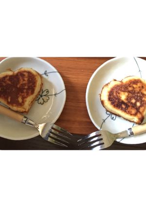 絶品!!ホットーケーキにわらび餅！☆-レシピのメイン写真