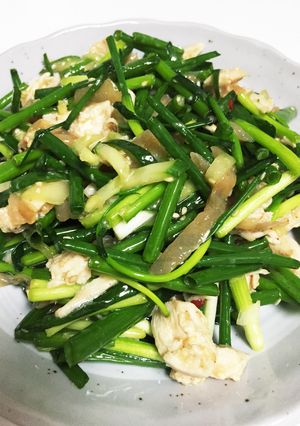 小ねぎと鶏胸肉の中華くらげ和え-レシピのメイン写真