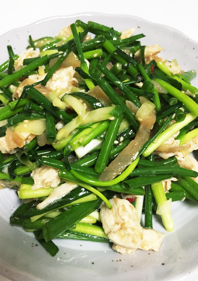 小ねぎと鶏胸肉の中華くらげ和え-レシピのメイン写真