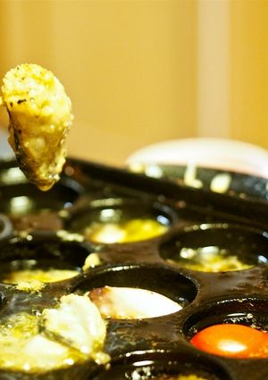 簡単♪たこ焼き器でアヒージョ!-レシピのメイン写真