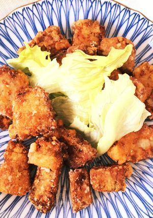 残った鮪のお刺身で竜田揚げ♡-レシピのメイン写真