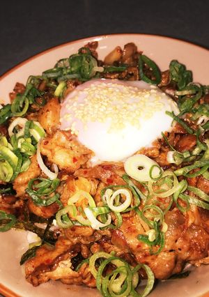 ♬簡単、しょう油だけで豚キムチ丼♬-レシピのメイン写真