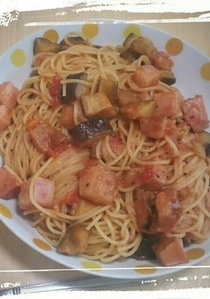 なすとベーコンのトマトパスタ-レシピのメイン写真