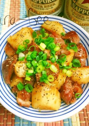 悶絶酒の供♡砂肝と長いもの焼肉のたれ炒め-レシピのメイン写真