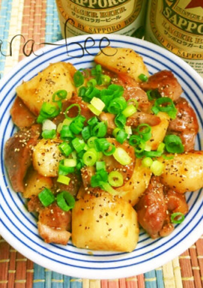 悶絶酒の供♡砂肝と長いもの焼肉のたれ炒め-レシピのメイン写真