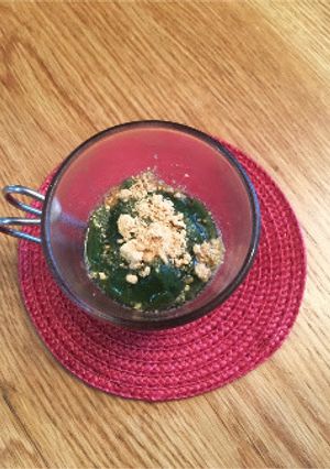 【便秘解消】するっと抹茶簡単プリン-レシピのメイン写真