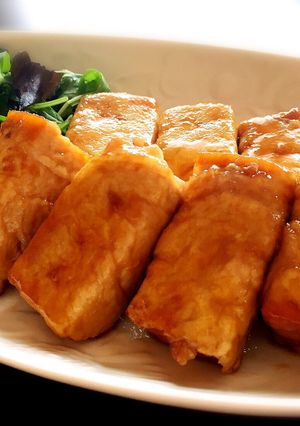厚揚げの肉巻き-レシピのメイン写真