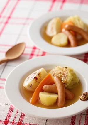 シャウエッセン旨みギュッと焼き野菜ポトフ-レシピのメイン写真