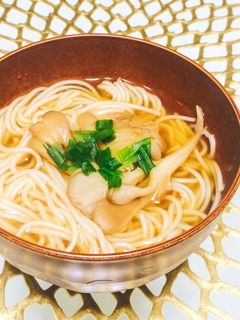【簡単】ネギと舞茸のにゅうめん-レシピのメイン写真