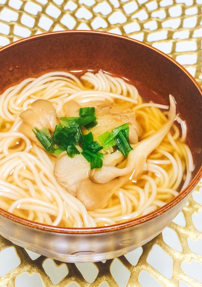 【簡単】ネギと舞茸のにゅうめん-レシピのメイン写真