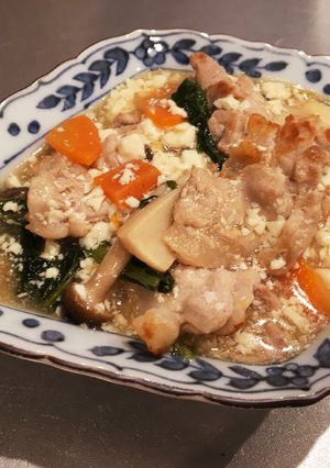 豆腐と豚肉の具だくさん野菜あんかけ-レシピのメイン写真