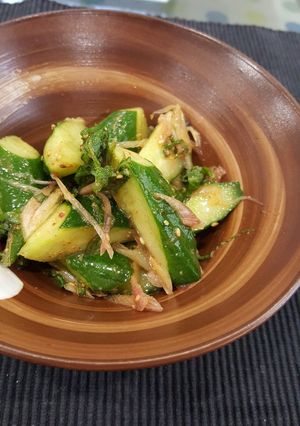 きゅうりの香味キムチあえ-レシピのメイン写真