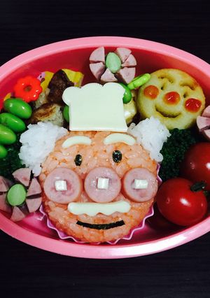 以外と簡単⁈ジャムおじさん キャラ弁☆-レシピのメイン写真
