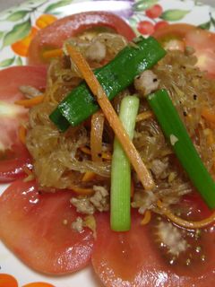 春雨の炒め物 にんにく味噌風味♪-レシピのメイン写真