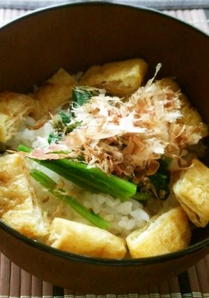 【節約】チープ丼！ぶっかけきつね丼-レシピのメイン写真