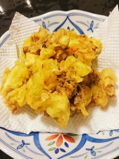 ゴーヤのワタ天ぷら-レシピのメイン写真