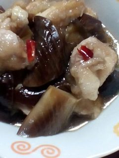 鶏むね肉と茄子の簡単煮-レシピのメイン写真